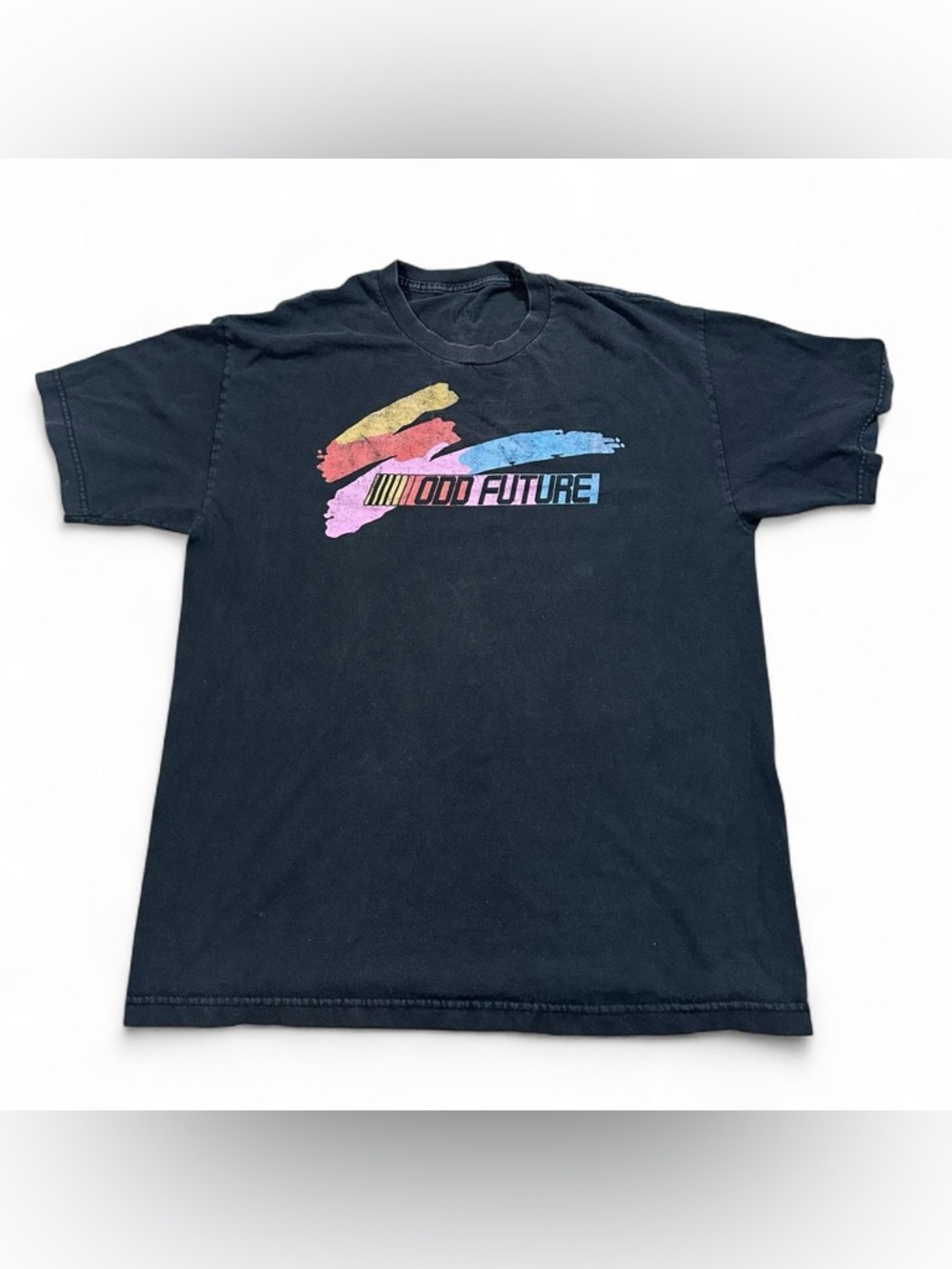 Odd Future Men’s Tyler the Creator NASCAR Racing Logo Black Shirt Size Medium